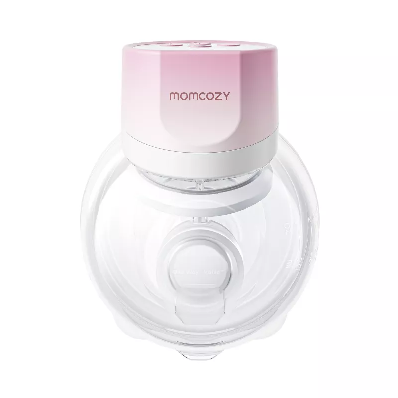 MOMCOZY S12 Pro Quick kantav rinnapump, üksik, juhtmevaba, roosa