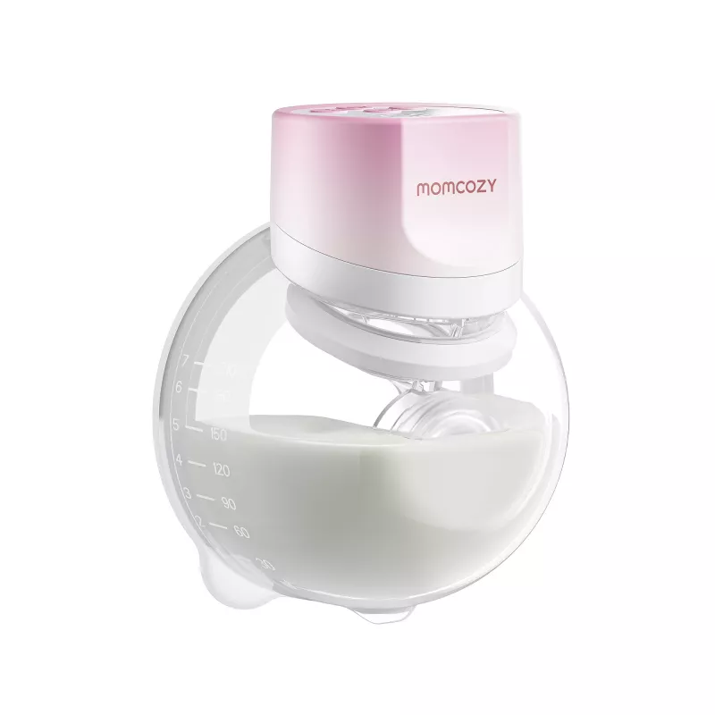 MOMCOZY S12 Pro Quick kantav rinnapump, üksik, juhtmevaba, roosa