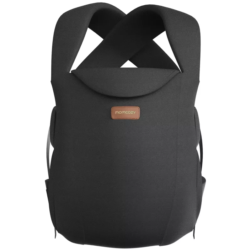 MOMCOZY Weesnug Newborn Carrier Cotton Black