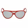 Moncler ML0054-67C Unisex Päikeseprillid - Must raam, suitsuhall lääts, 128 mm läätse laius