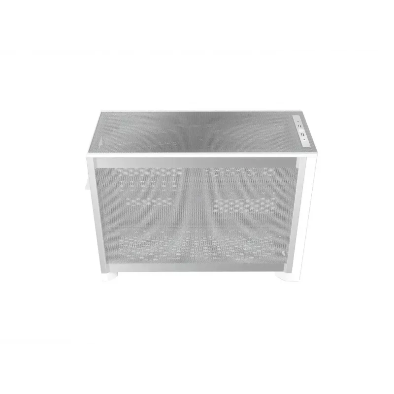 MONTECH TEN (W) Mini Tower PC korpus Valge - Micro ATX / Mini-ITX, karastatud klaas, ARGB