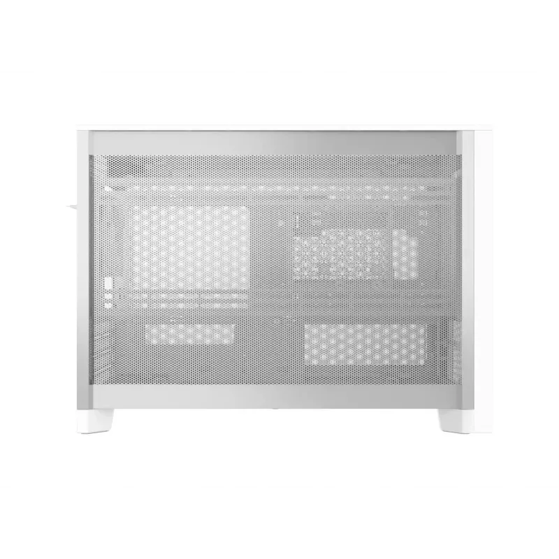MONTECH TEN (W) Mini Tower PC korpus Valge - Micro ATX / Mini-ITX, karastatud klaas, ARGB