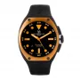 Montres de Luxe meeste automaatkell 09SA-BK-1002 48mm musta numbrilaud ja nahkrihm