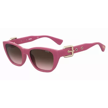 MOSCHINO Naiste päikeseprillid MOS130-S-MU1 Havana atsetaat pruun gradient 55mm