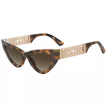 MOSCHINO naiste päikeseprillid MOS170-S-086 Havana liblikas/kassisilm 55mm