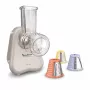 Moulinex DK 853 B Fresh Express elektriline riiv 5 roostevabast terasest koonusega, 200 W, punane/valge