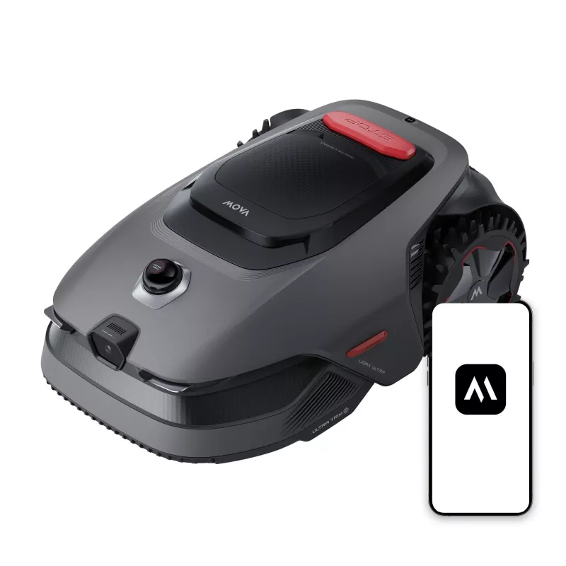 MOVA Lidax Ultra 800 robotniiduk – 800 m², 18 cm lõikelaius, Bluetooth-rakenduse juhtimine, piirdekaabel kaasas
