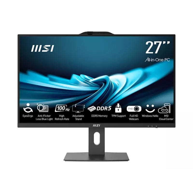 MSI All-in-One PRO AP272P 14M-496EU - 27 inch Full HD IPS, Intel Core i5-14400, 16GB RAM, 512GB SSD, Windows 11 Pro, must