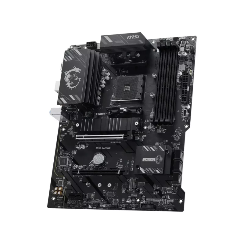MSI B550 GAMING emaplaat - AMD B550 kiibistik, pesa AM4, ATX, DDR4, HDMI/DP