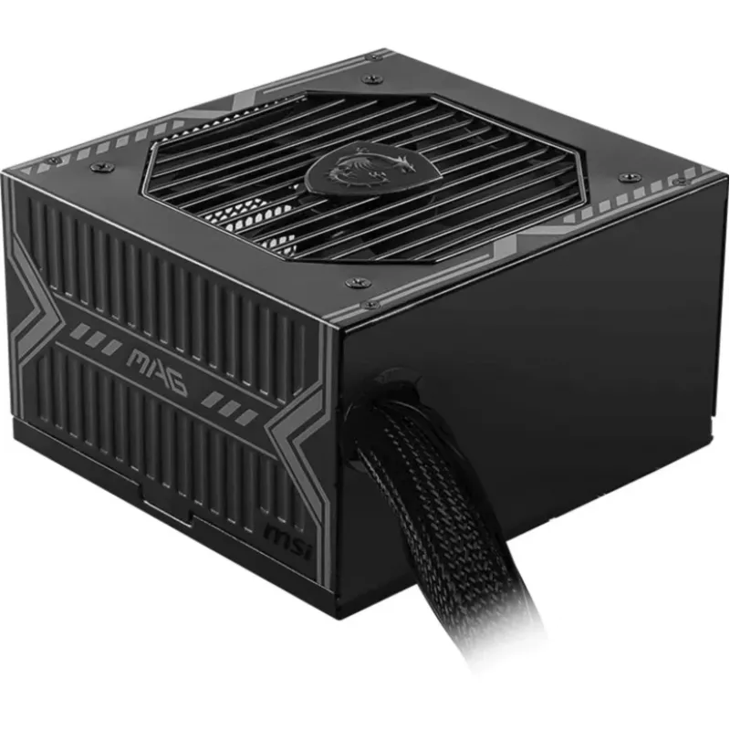 MSI MAG A750BN PCIE5 III 750W toiteplokk, 80 PLUS Bronze, mitte-modulaarne, must