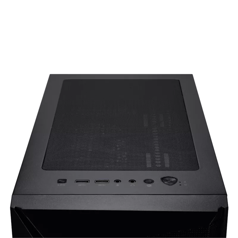 MSI MAG FORGE 130A Airflow ATX Mid-Tower mängukorpus - must, karastatud klaas, 4x ARGB ventilaatorit