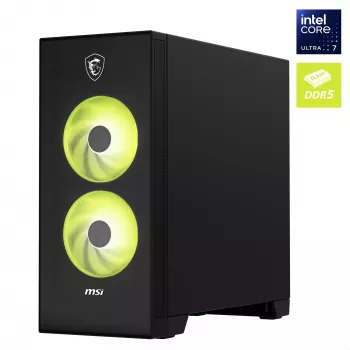 MSI MAG Infinite S AI 2NVM7-002AT Desktop PC (Must/Läbipaistev, Windows 11 Home)