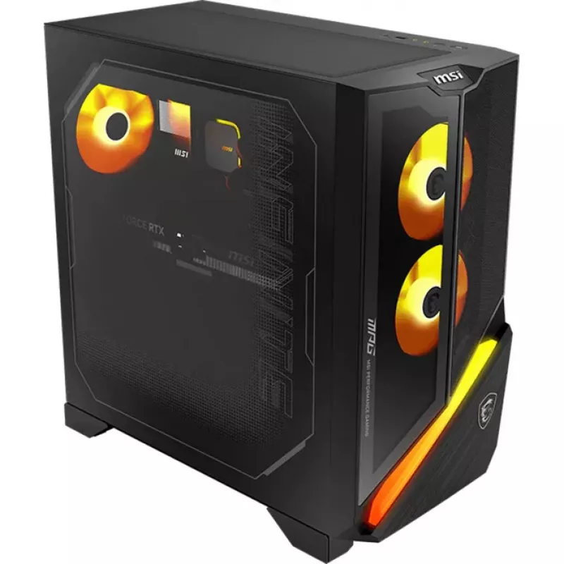 MSI MPG Infinite Z3 9NVPR7-883AT mänguarvuti - Intel Core i7-13700F, RTX 4070, 32GB DDR5, 1TB NVMe SSD + 2TB HDD, Windows 11 Home, must/läbipaistev