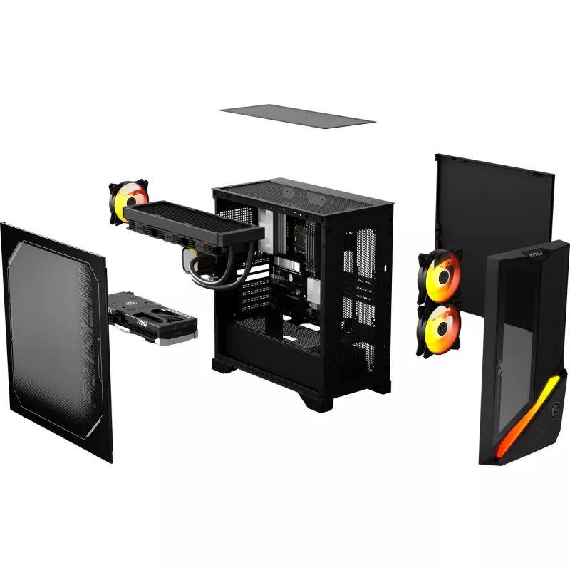MSI MPG Infinite Z3 X3D mänguarvuti, AMD Ryzen 7 7800X3D, 32GB DDR5, 1TB NVMe SSD, NVIDIA GeForce RTX 4070 Ti, Windows 11 Home, must