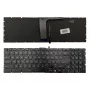 MSI MS-16JB sülearvuti varuklaviatuur - USA inglise QWERTY, taustvalgustusega, must