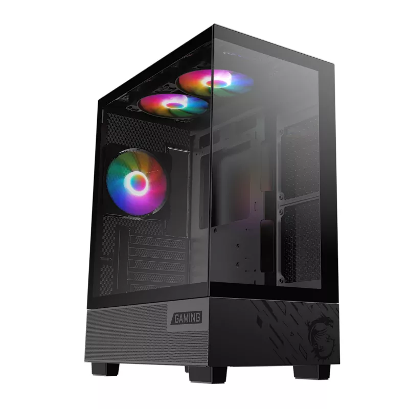 MSI PAG PANO M110A Micro-ATX mängukorpus – must