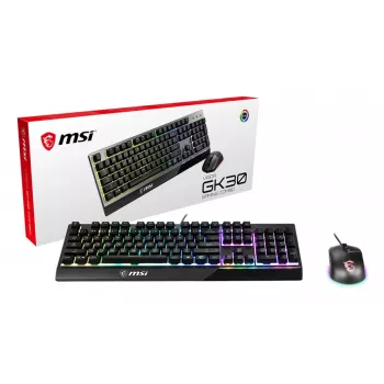 MSI Vigor GK30 Combo RGB Gaming Keyboard and Mouse Set, Black