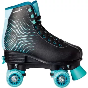 MUUWMI Rollschuh Disco suurus 31-34, rulluisud türkiissinine/must