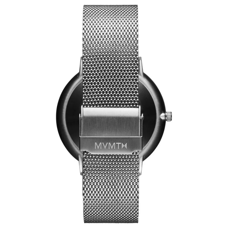 MVMT meeste automaatkell 28000089-D 42mm roostevabast terasest korpus musta nahast rihmaga