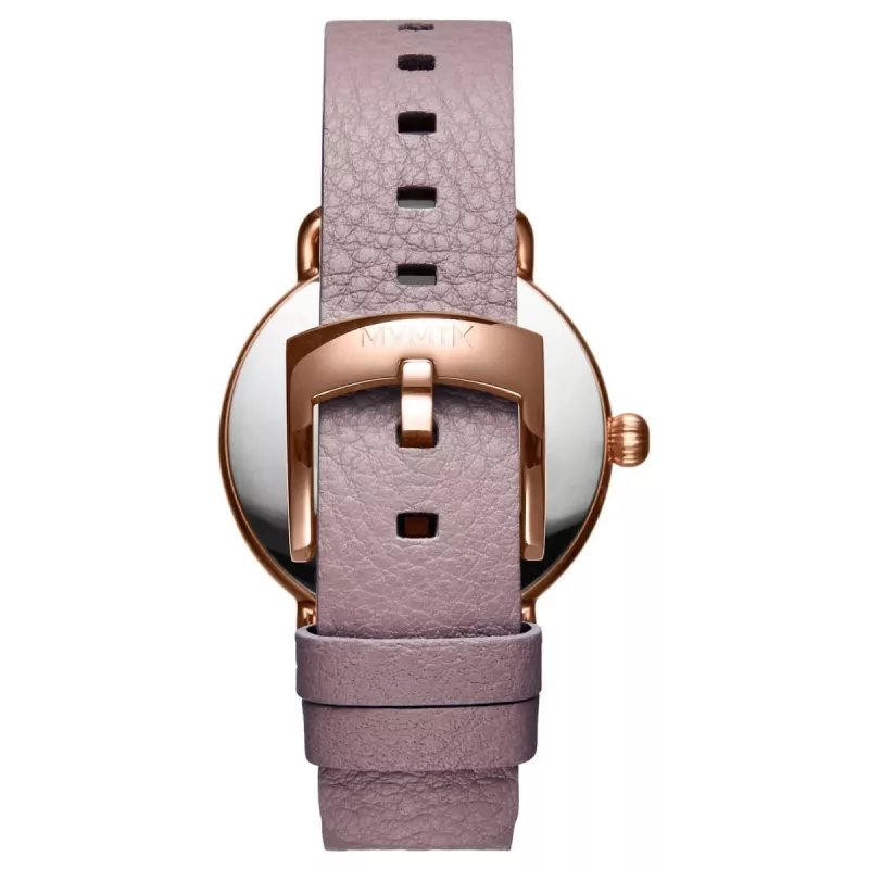 MVMT Women's Nova Chrono Watch D-FR01-RGPU 36mm Rose Gold Stainless Steel Purple Leather