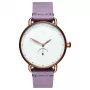 MVMT Women's Nova Chrono Watch D-FR01-RGPU 36mm Rose Gold Stainless Steel Purple Leather