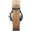 MVMT naiste kell D-MV01-WT (42mm) - valge sihverplaat, valge nahkrihm