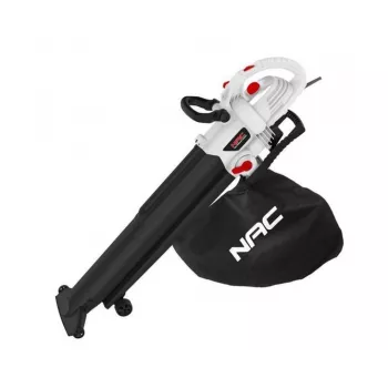 NAC VBE300A-AS-WS-CH Elektriline lehepuhur 3000 W 270 km/h Must, Valge