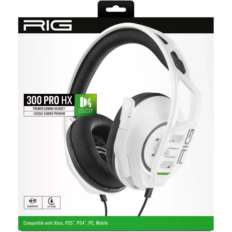 NACON RIG 300HX Gaming Headset Xboxile, Valge