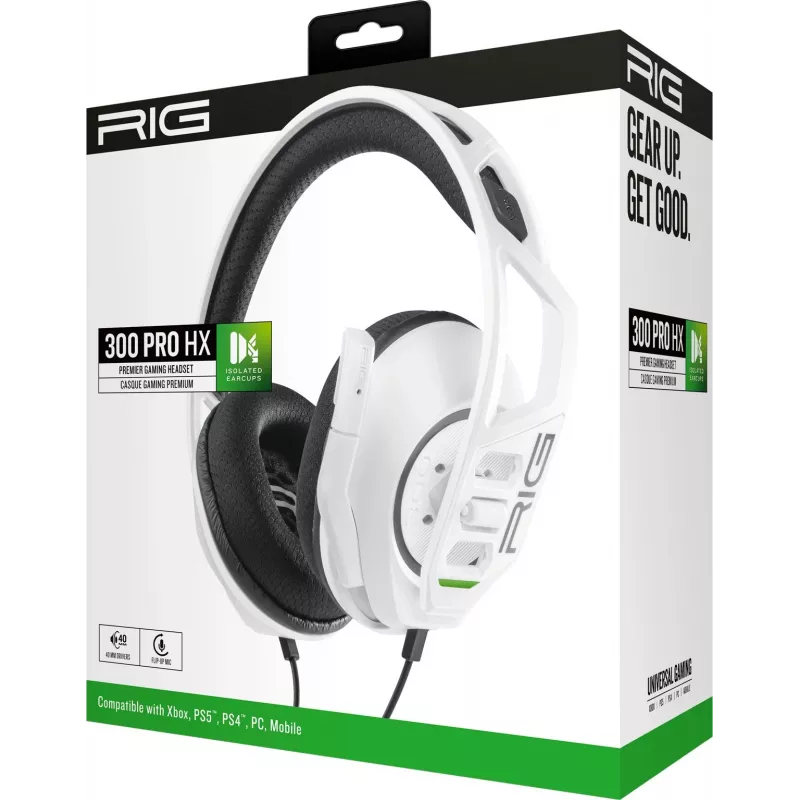 NACON RIG 300HX Gaming Headset Xboxile, Valge