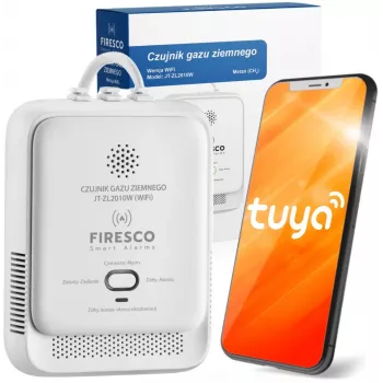 Maagaasiandur Firesco JT-ZL2010W WiFi Tuya Smart Life