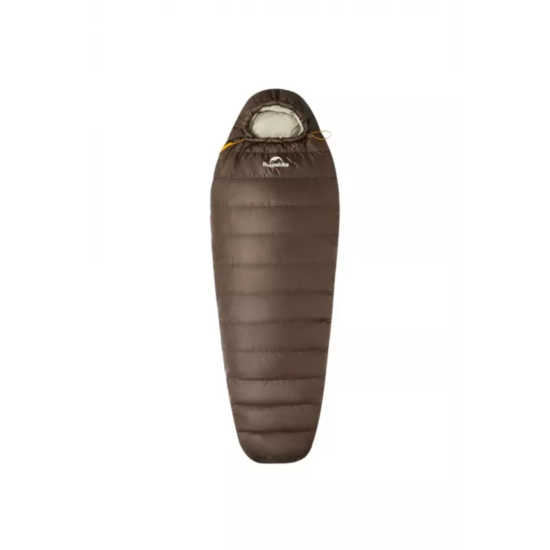 NATUREHIKE Snowbird Duck Down 400 L Sleeping Bag Dark Brown