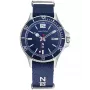 Nautica meeste NAPABS904 analoogkvartskell 43mm sinise silikoonrihmaga