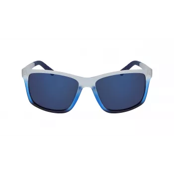 NAUTICA N3644SP-471 Meeste polariseeritud ristkülikukujulised päikeseprillid mattmust/hall 62mm
