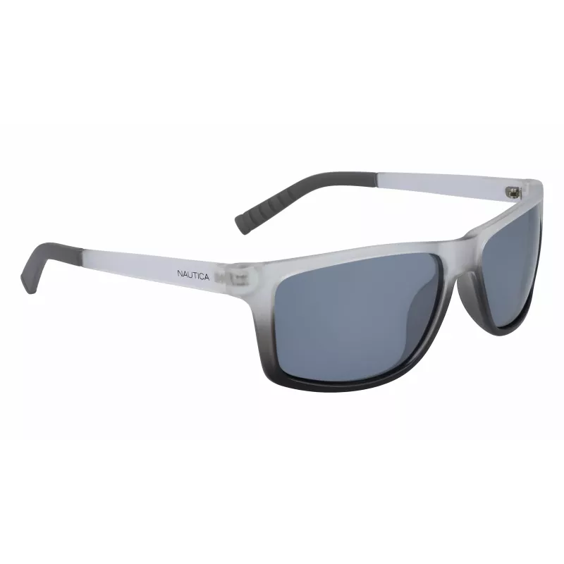 Nautica N3651SP-071 Meeste Polariseeritud Pilootpäikeseprillid - Must Raam Hallid Läätsed 62mm