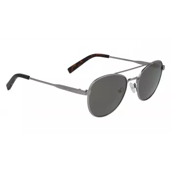 Nautica N4641SP-030 Meeste ristkülikukujulised päikeseprillid, matt must raam, hallid läätsed, 53 mm