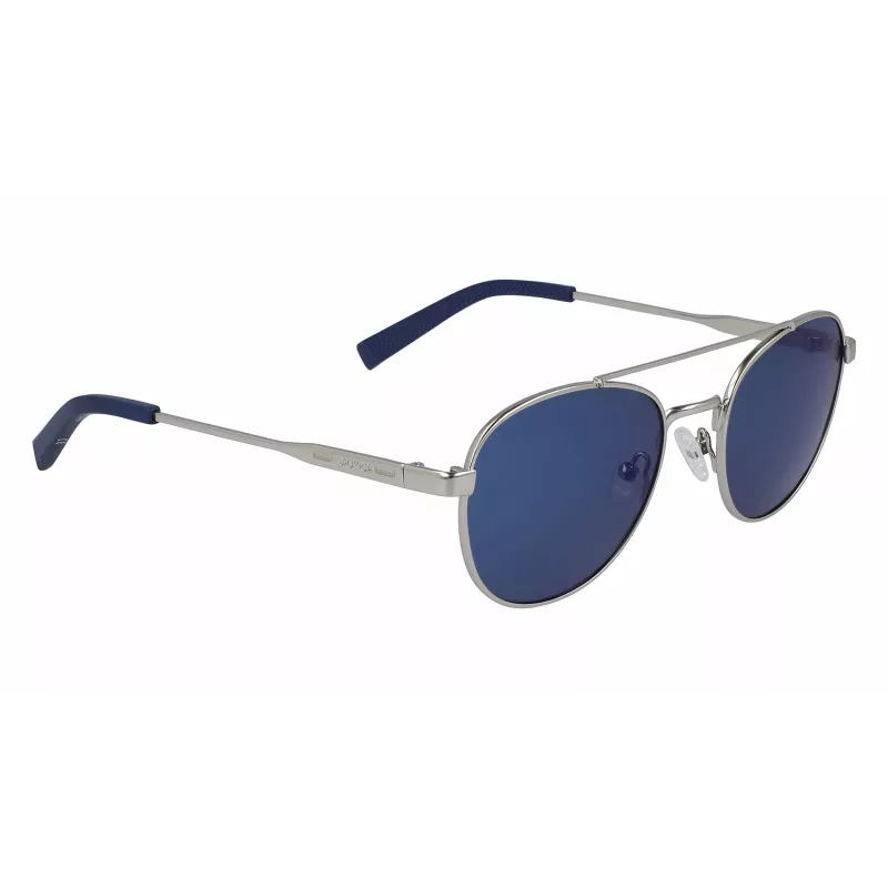 Nautica N4641SP-040 Meeste ristkülikukujulised polariseeritud päikeseprillid - matt must raam, hall lääts