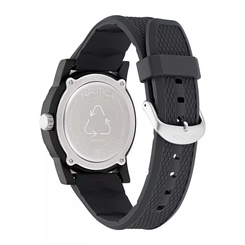 Nautica Pacific Beach meeste kvartskell NAPATS303 sinine silikoon 42,5 mm