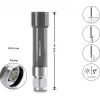 Navilock GNSS antenn N-pistikühendus 18 dB aktiivne välistingimustesse hall 10 cm (60738)