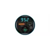 NAVITEL BHF05 MAX Multifunktsionaalne FM-saatja Bluetooth 5.0, USB-ühenduvuse, käed-vabad kõnede, LED-ekraani ja QC3.0 kiirlaadimisega