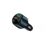NAVITEL BHF05 MAX Multifunktsionaalne FM-saatja Bluetooth 5.0, USB-ühenduvuse, käed-vabad kõnede, LED-ekraani ja QC3.0 kiirlaadimisega