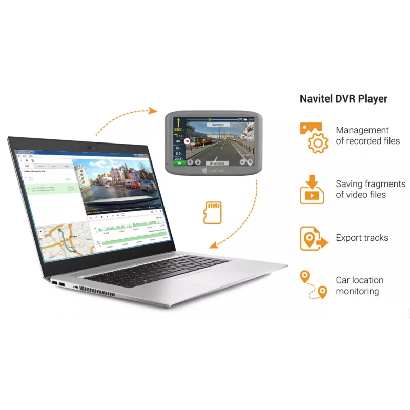 Navitel RE 5 DUAL Dual-Channel Dash Camera Full HD 1080p 2.35 inch IPS