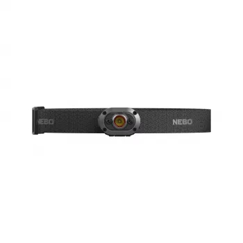 NEBO Mycro 400 luumenit laetav LED-pealamp klambri ja magnetalusega, must