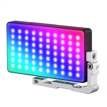 NEEWER SL90 Pro RGB LED videovalgusti, 12W, 2500-10000K, CRI 97+, OLED-ekraan, 17 efekti, sisseehitatud aku, USB-C, 1/4 tolli kinnitus
