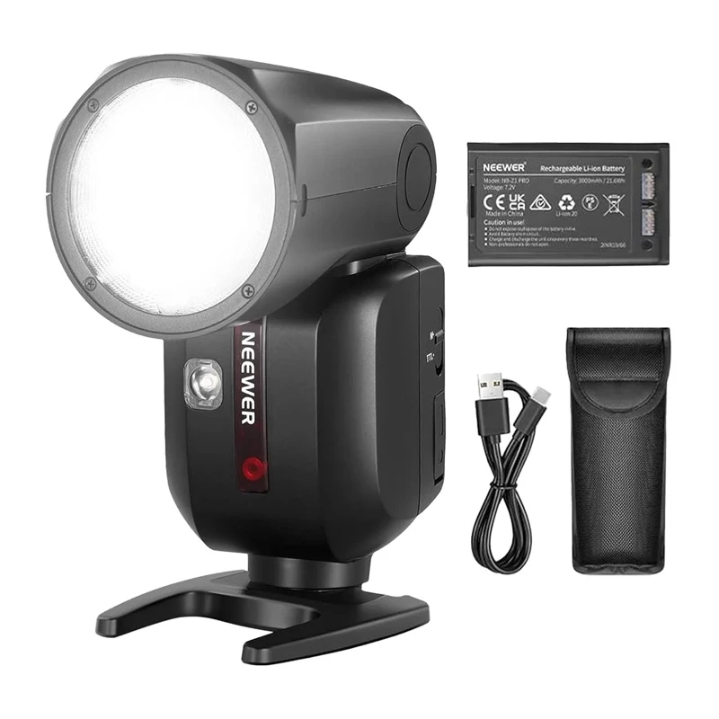 Neewer Z2-C TTL Round Head Flash Speedlite Canonile