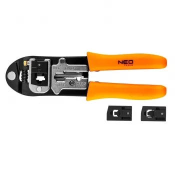 NEO TOOLS 01-501 12-osaline kombineeritud mutrivõtmete komplekt, meetriline, kroom-vanaadiumteras, satiinkroom, 6-22 mm, rullitavas kotis