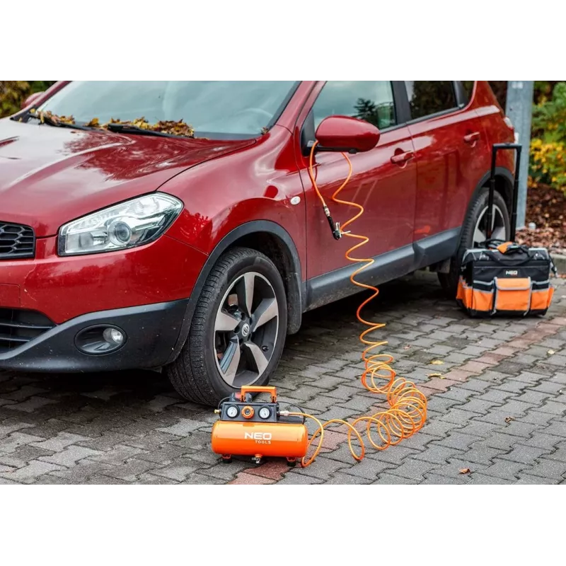 NEO TOOLS 04-620 õliga määritud õhukompressor 24L 1.5kW 8bar 200L/min