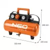 NEO TOOLS 04-620 õliga määritud õhukompressor 24L 1.5kW 8bar 200L/min