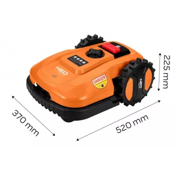 NEO Tools 04-621 40V juhtmevaba akumuruniiduk 40L murukorviga ja multšimisfunktsiooniga