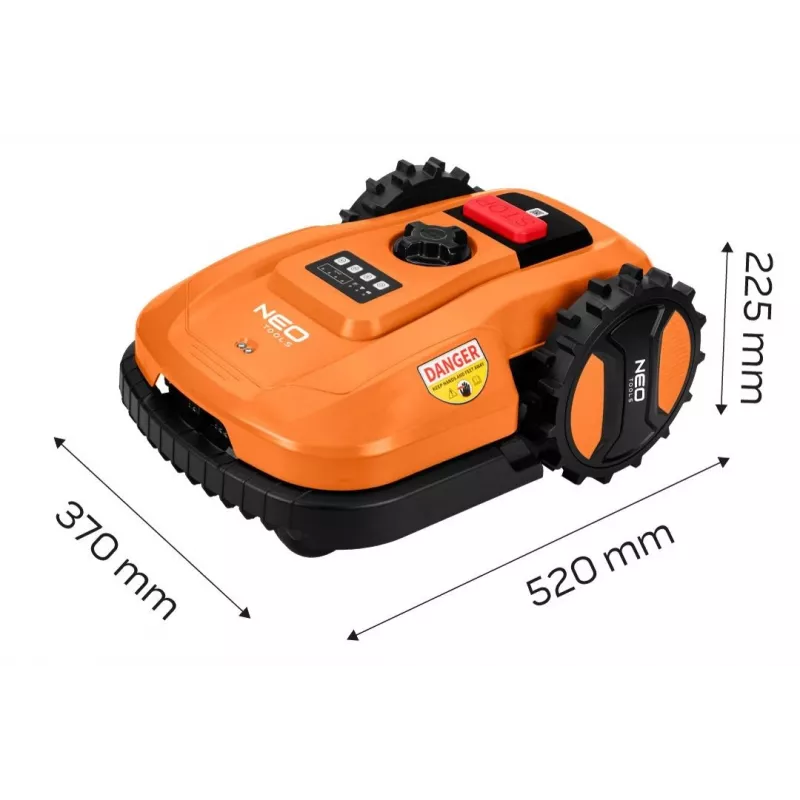 NEO Tools 04-621 40V juhtmevaba akumuruniiduk 40L murukorviga ja multšimisfunktsiooniga