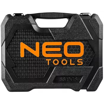 NEO Tools 10-042 1/4 tollise ajamiga 46-osaline padrunikomplekt koos otsakute ja tarvikutega